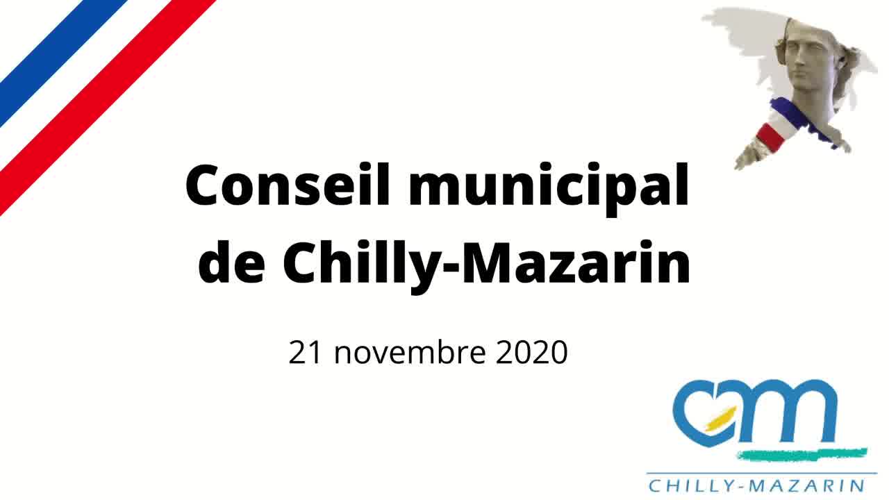 Conseil municipal de Chilly-Mazarin du 21 novembre